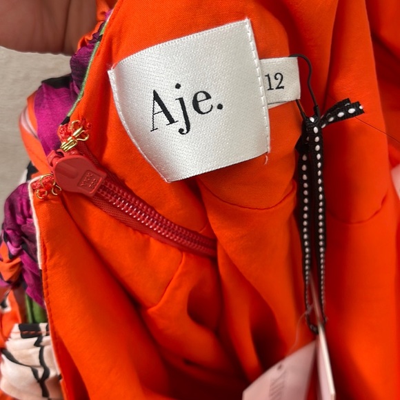 NWT Aje Gretta Bow Back Mini Dress - Picture 9 of 14